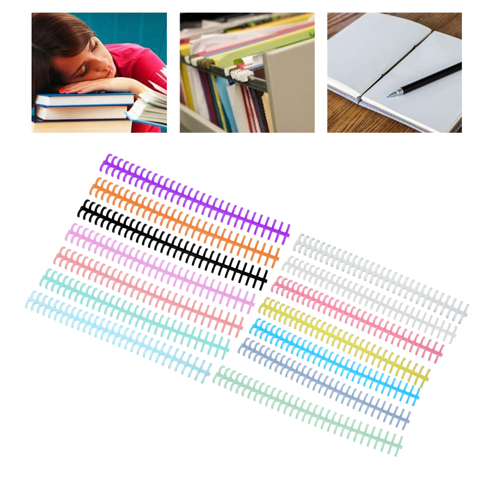 Binding Comb Plastic - 10PCS 30 Hole Loose Leaf Binding