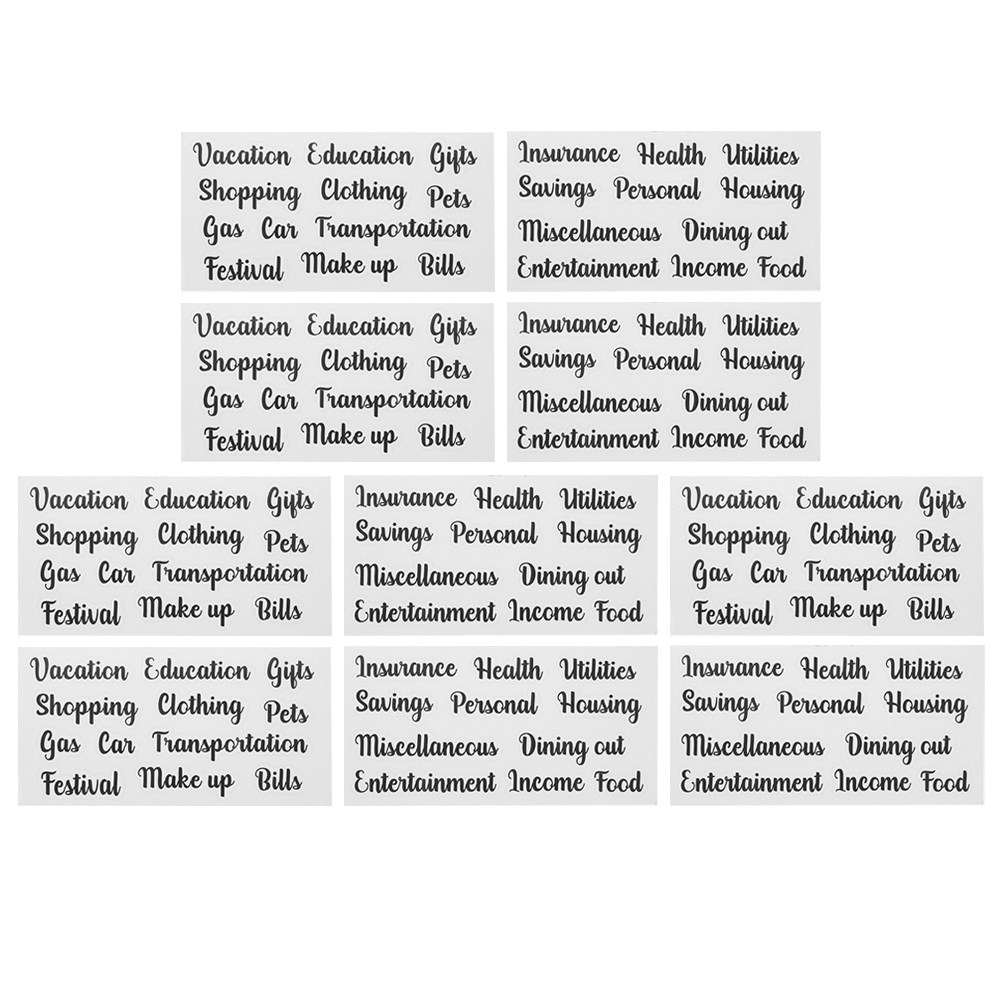 Letter Envelope Kraft - 5Sets Letter Label Stickers Multi-Function Budget