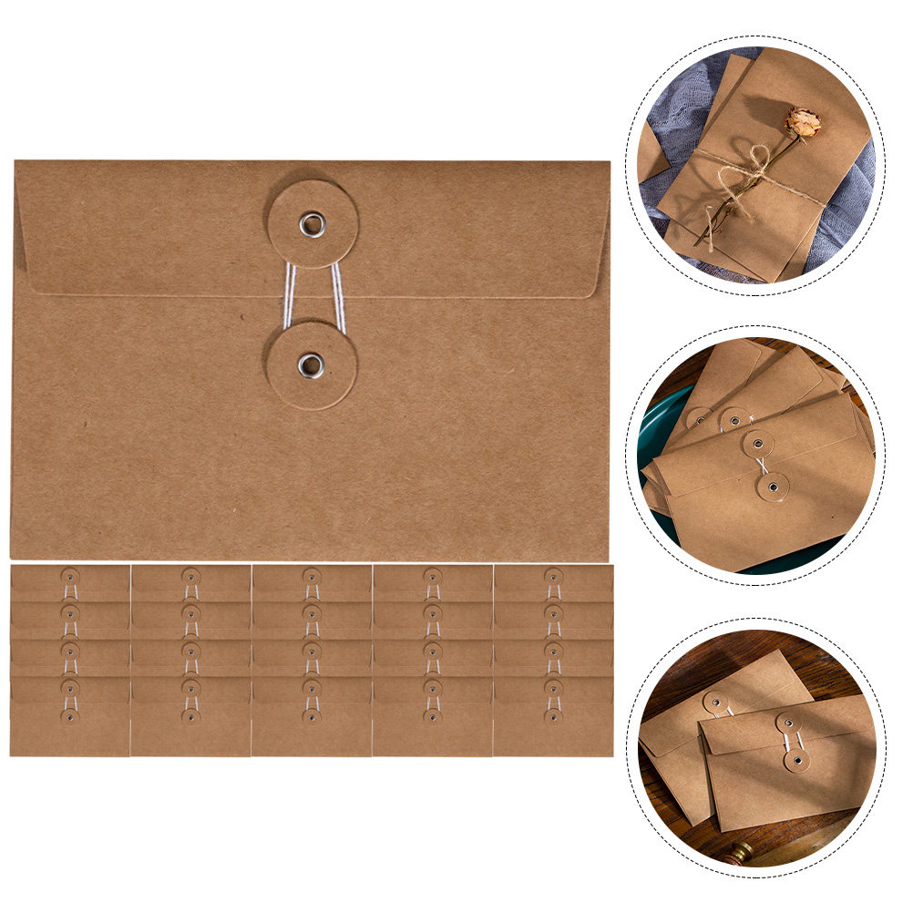 Letter Envelope Kraft - 30Pcs Solid Color Envelopes Kraft Paper