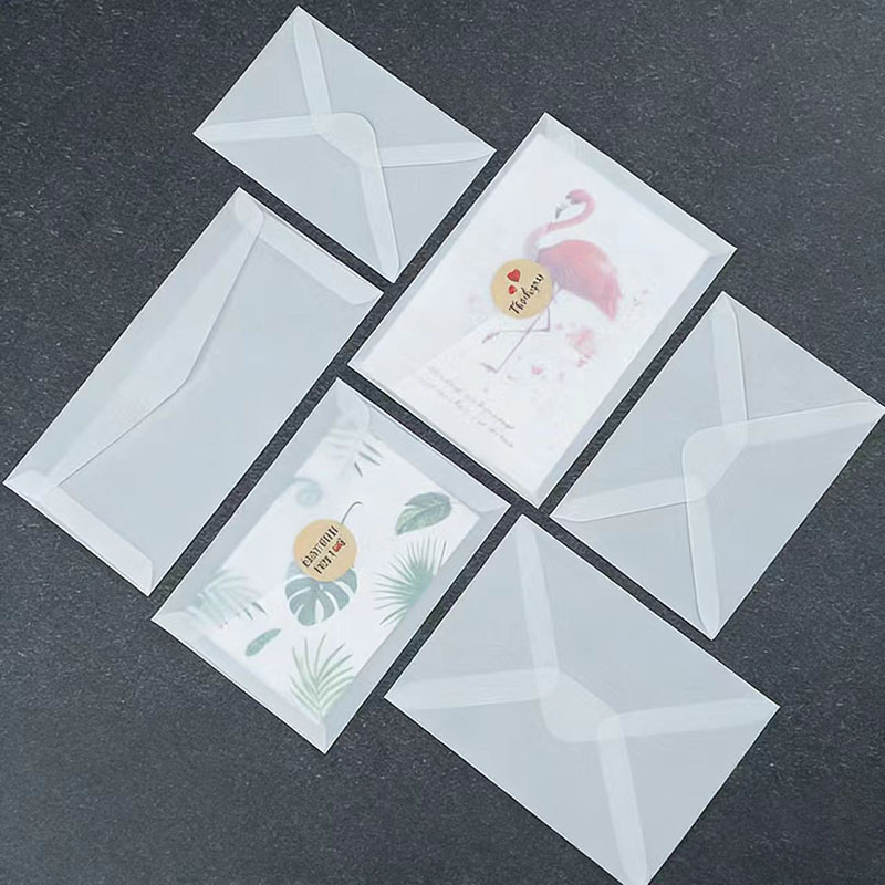 Letter Envelope Kraft - 50pcs Translucent Blank Envelope Various sizes