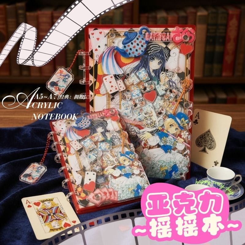 Acrylic Notebook A5A7 Alice in - Stationery Office ulasan dan harga