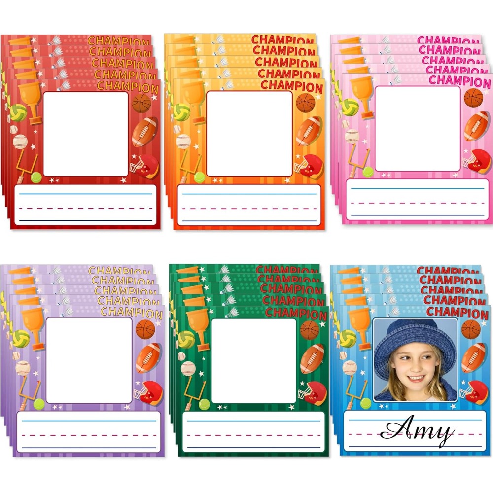 48 Pcs Kids Desk Nameplates wi - Desk Name Plate ulasan dan harga
