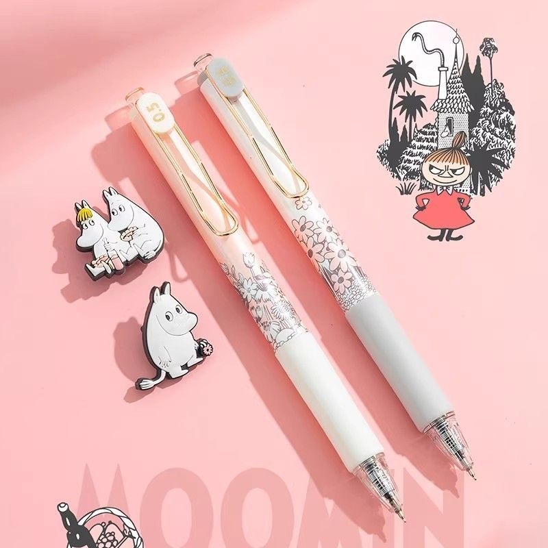 Moomin Cute Retractable Gel Pe - Stationery Office ulasan dan harga