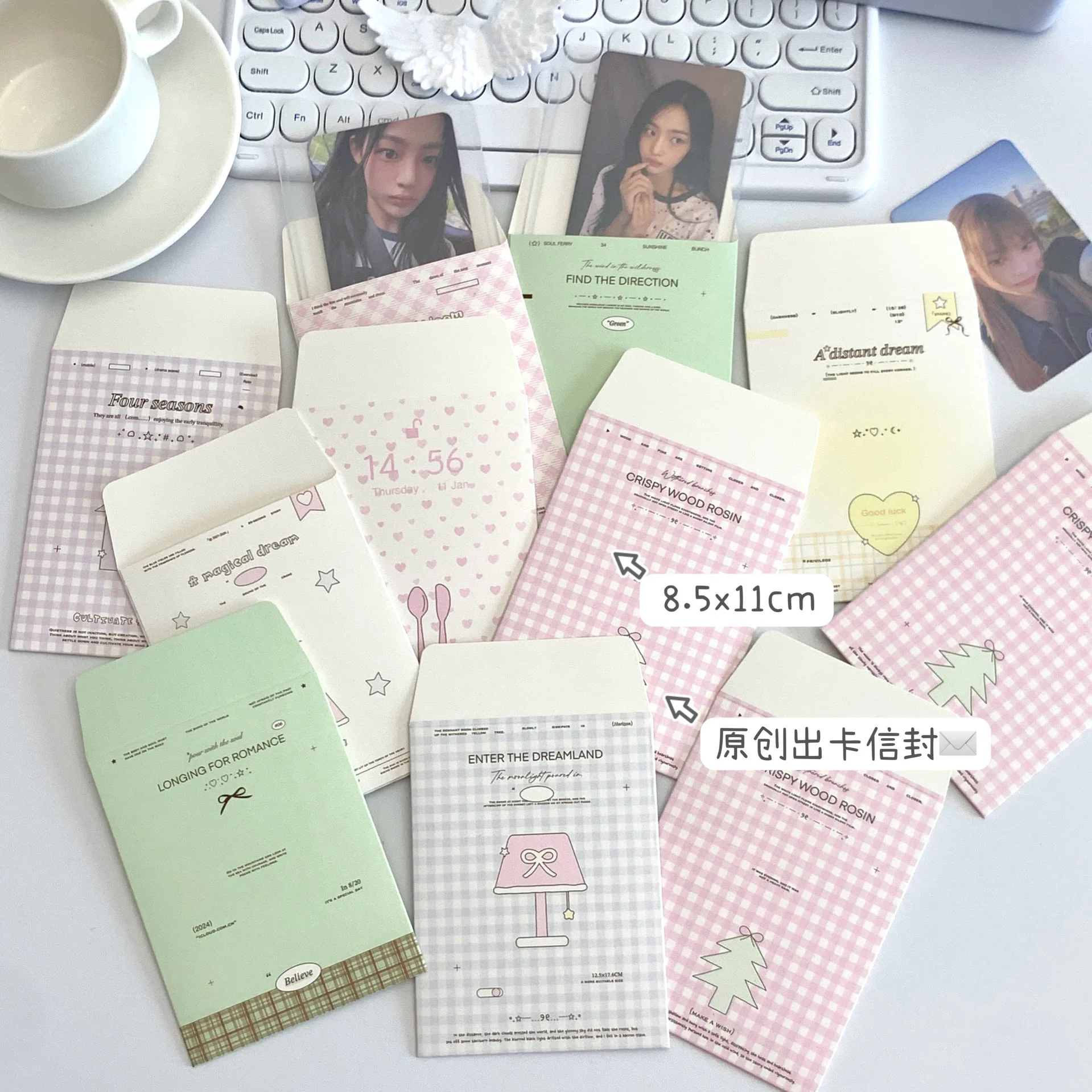 6pcs Card Sleeve Envelope Bag  - Letter Envelope Kraft ulasan dan harga