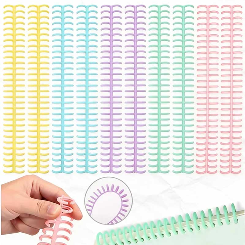 A4 Plastic 30-Hole Loose Leaf  - Binding Comb Plastic ulasan dan harga