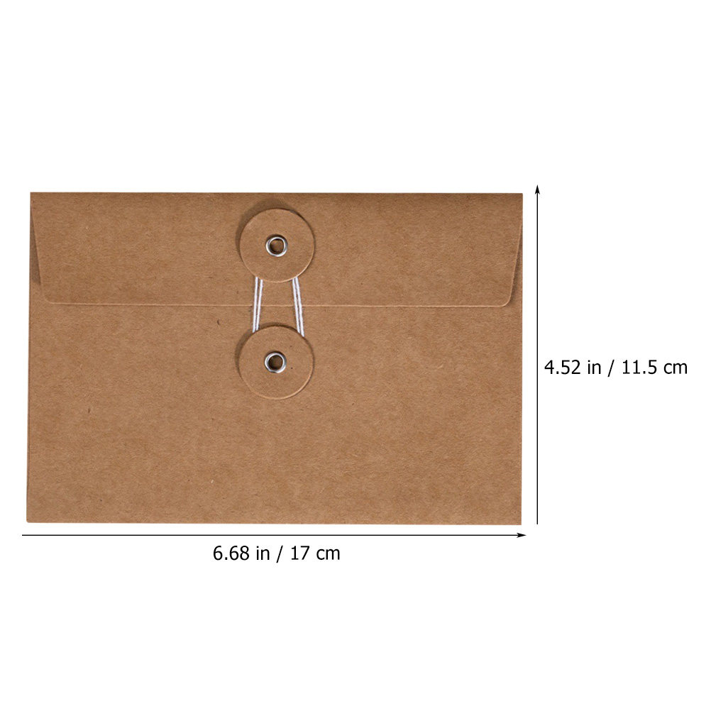 30Pcs Solid Color Envelopes Kr - Letter Envelope Kraft ulasan dan harga