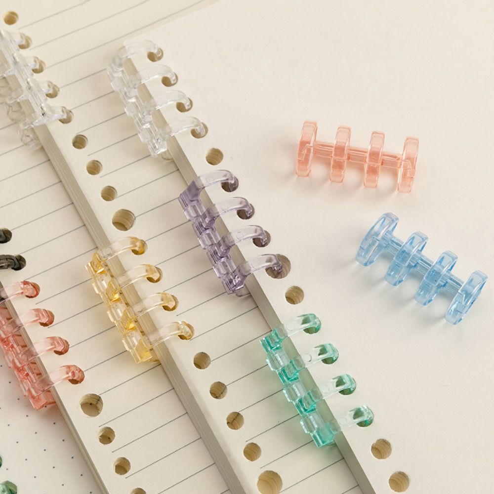 10Pcs Binding Spines Snap Spli - Binding Comb Plastic ulasan dan harga