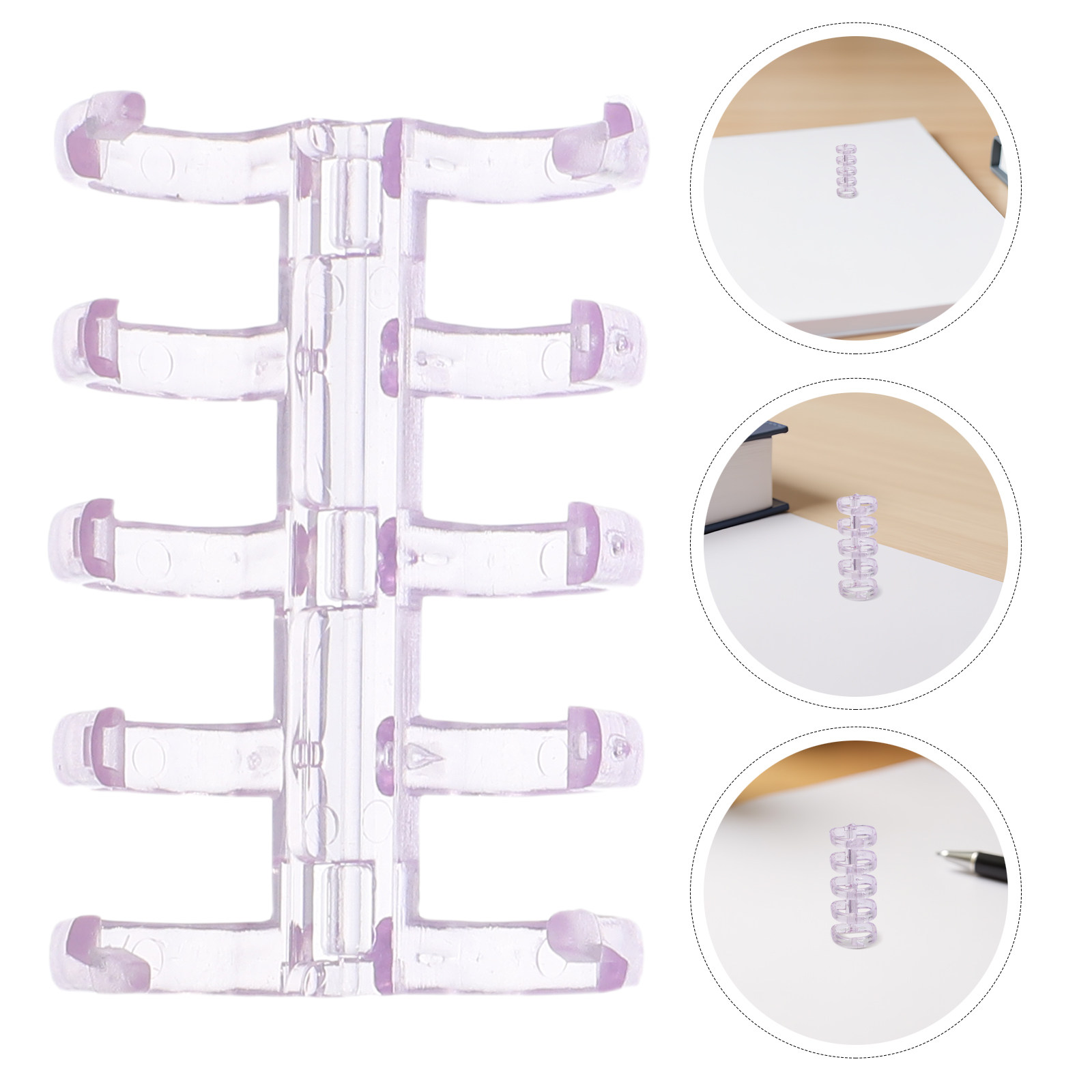 100Pcs Plastic Loose Leaf Bind - Binding Comb Plastic ulasan dan harga