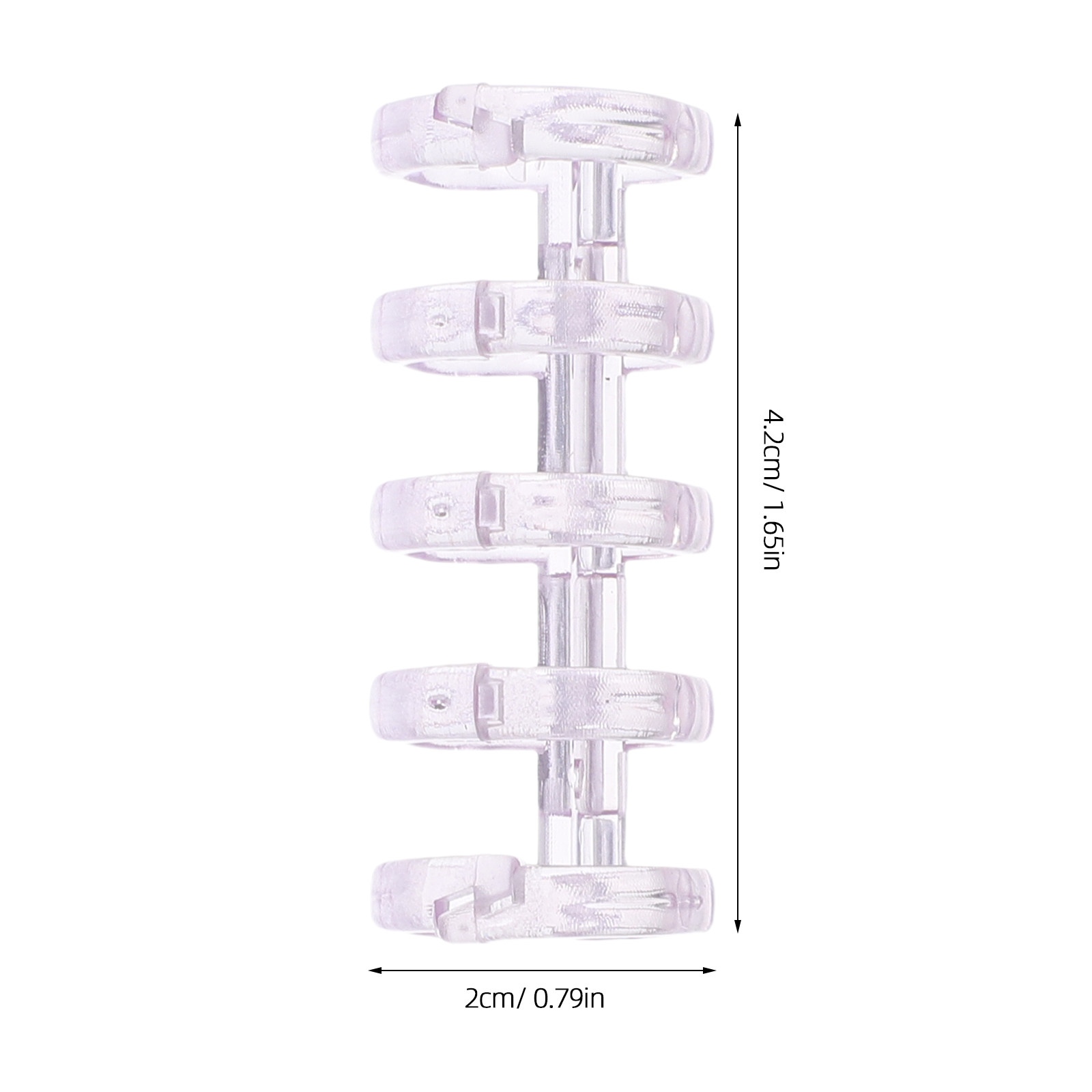 100Pcs Plastic Loose Leaf Bind - Binding Comb Plastic ulasan dan harga