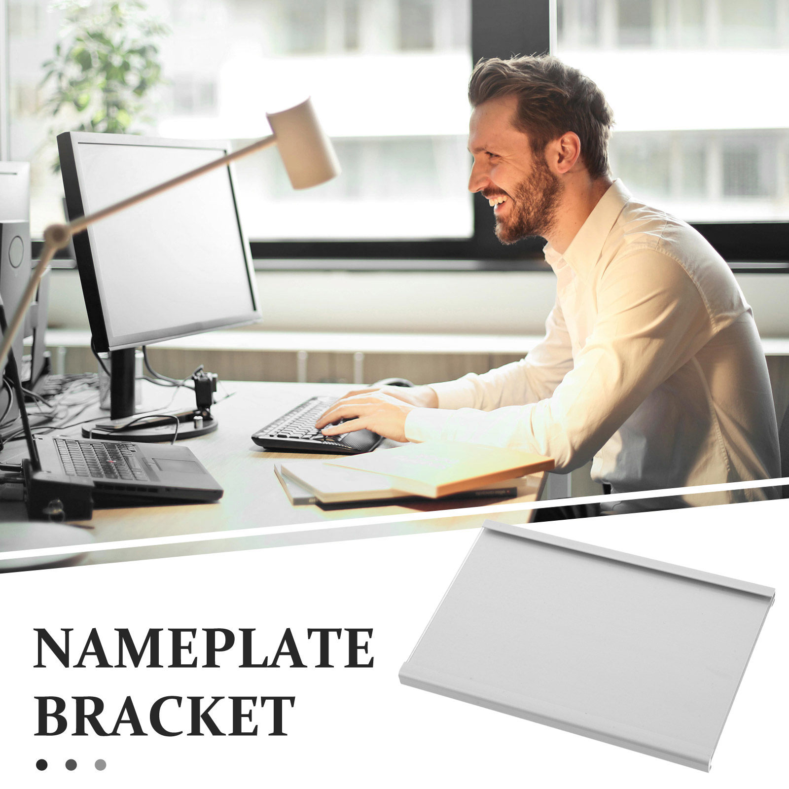 Metal Name Plate Desk Holder A - Desk Name Plate ulasan dan harga