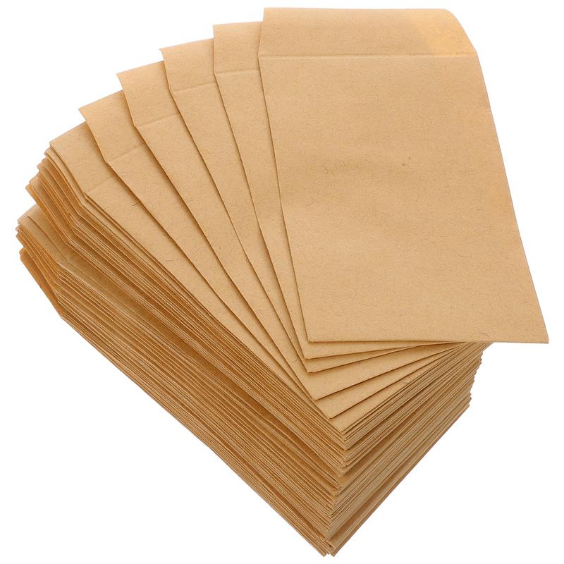100Pcs Small Kraft Seed Envelo - Letter Envelope Kraft ulasan dan harga