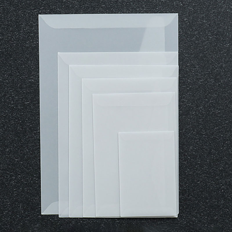 50pcs Translucent Blank Envelo - Letter Envelope Kraft ulasan dan harga
