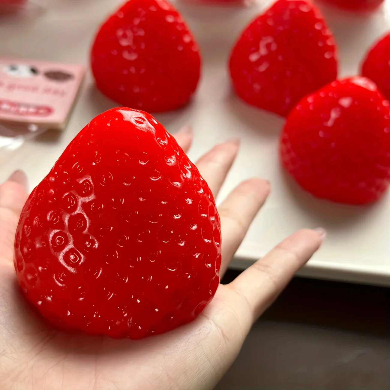 Strawberry Taba Squishy Fidget - Stationery Office ulasan dan harga