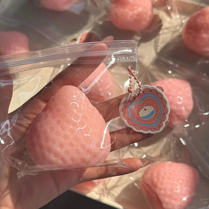 Strawberry Taba Squishy Fidget - Stationery Office ulasan dan harga
