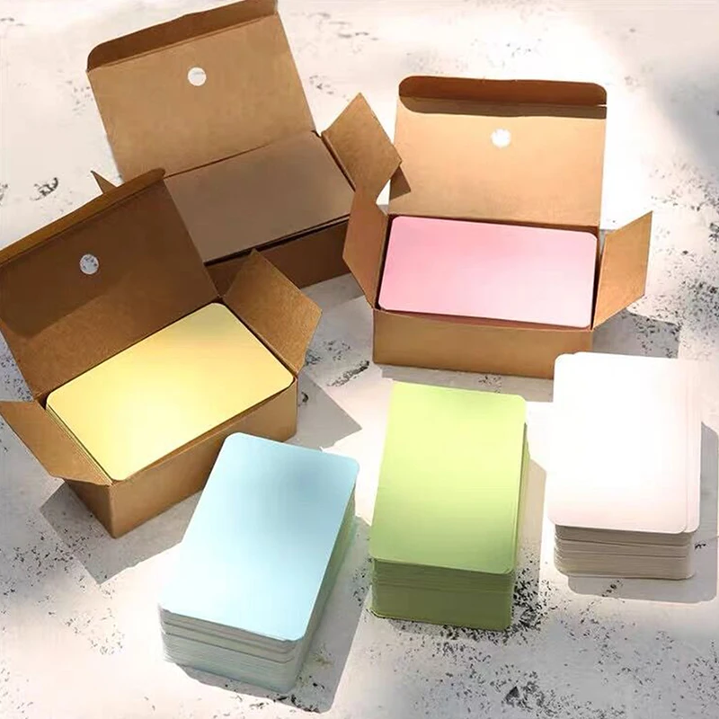 100pcs Kraft Paper Blank Greet - Letter Envelope Kraft ulasan dan harga