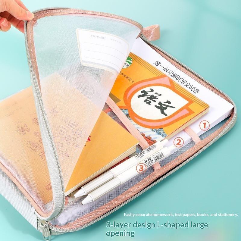 A4 Stationery Storage Bag Doub - Office Stationery And Supply ulasan dan harga